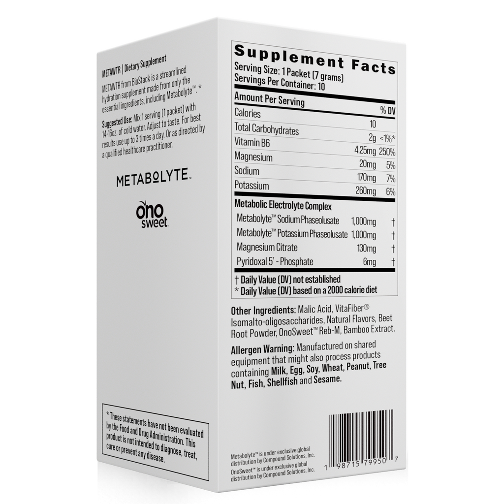 MetaWTR Hydration Fruit Punch - 10 Stick Pack