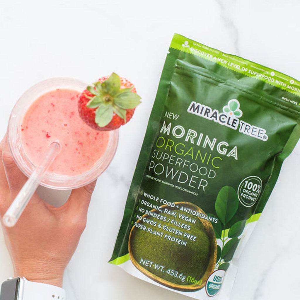 Organic Moringa Powder - 16oz Pouch