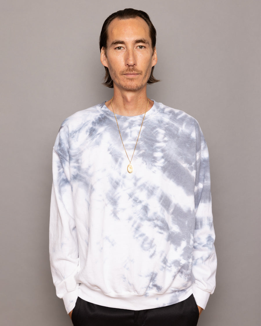 Hand-Dyed Sweatshirt – Morning Fog