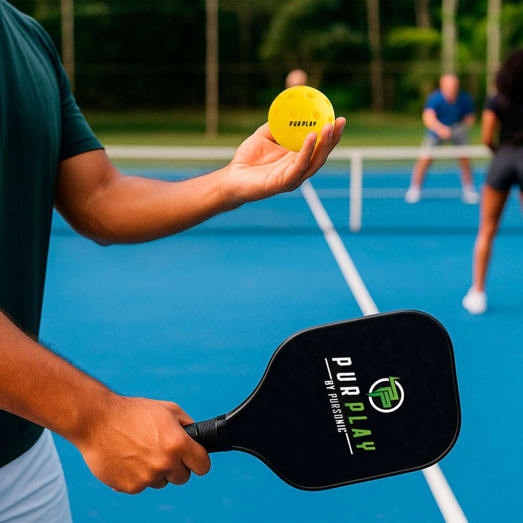 Pursonic The Ultimate Pickleball High Performance Set – 4 Paddles, 4 Balls & 2 Carry Bag