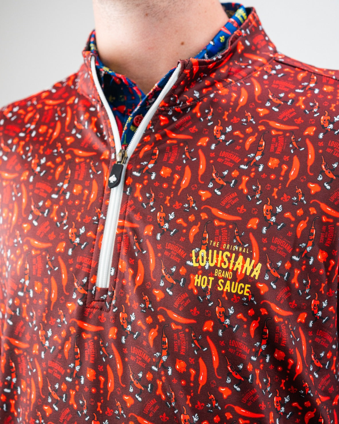 Louisiana Hot Sauce - Dancing Peppers Performance Pullover