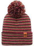Classic Cuffed Pom Pom Beanie, Multi Color