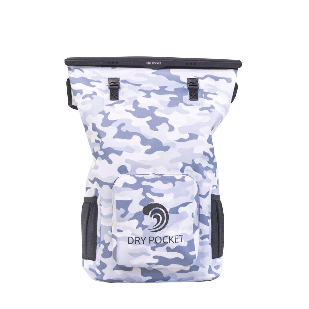Waterproof Floating Backpack Dry Bag - Snow Camo