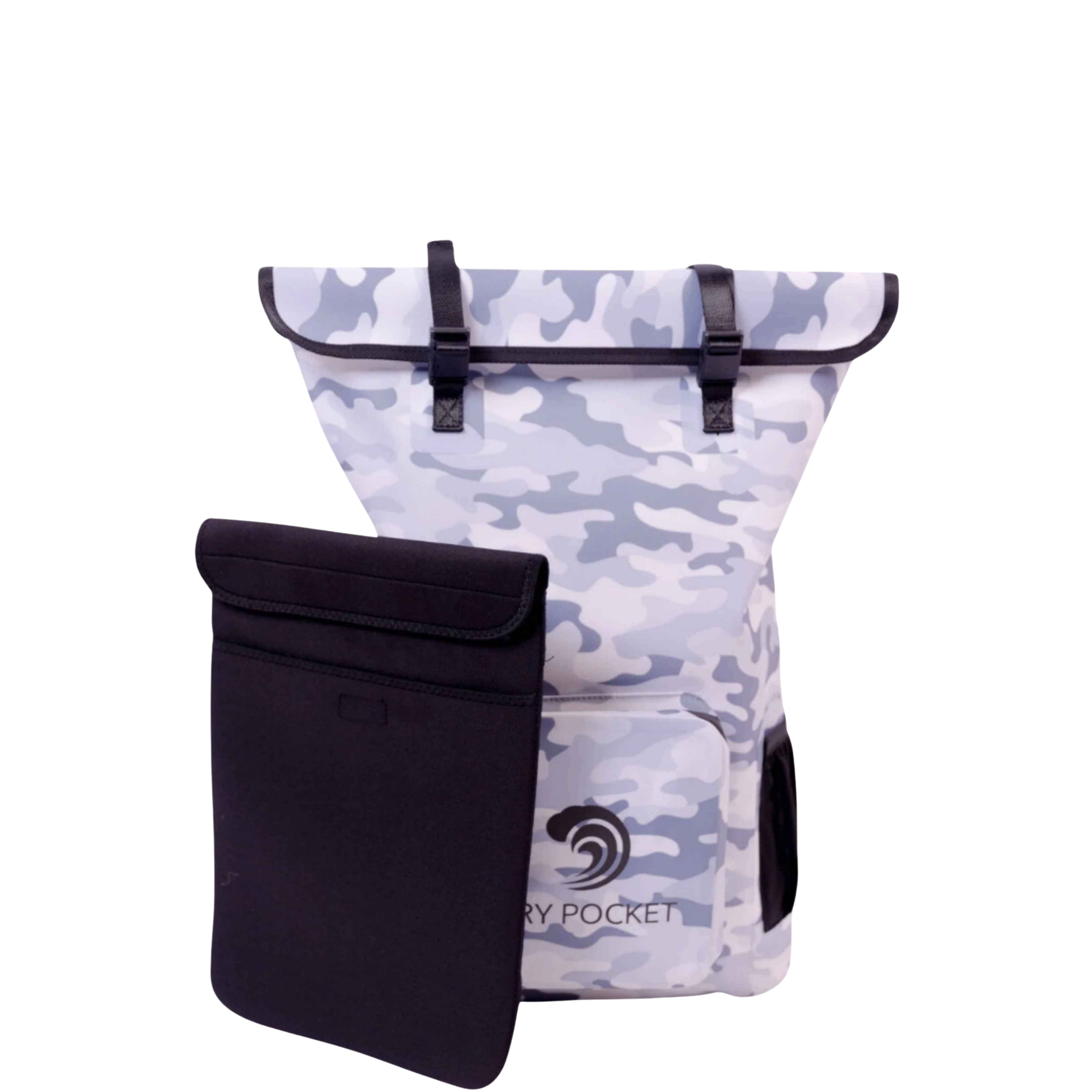 Waterproof Floating Backpack Dry Bag - Snow Camo