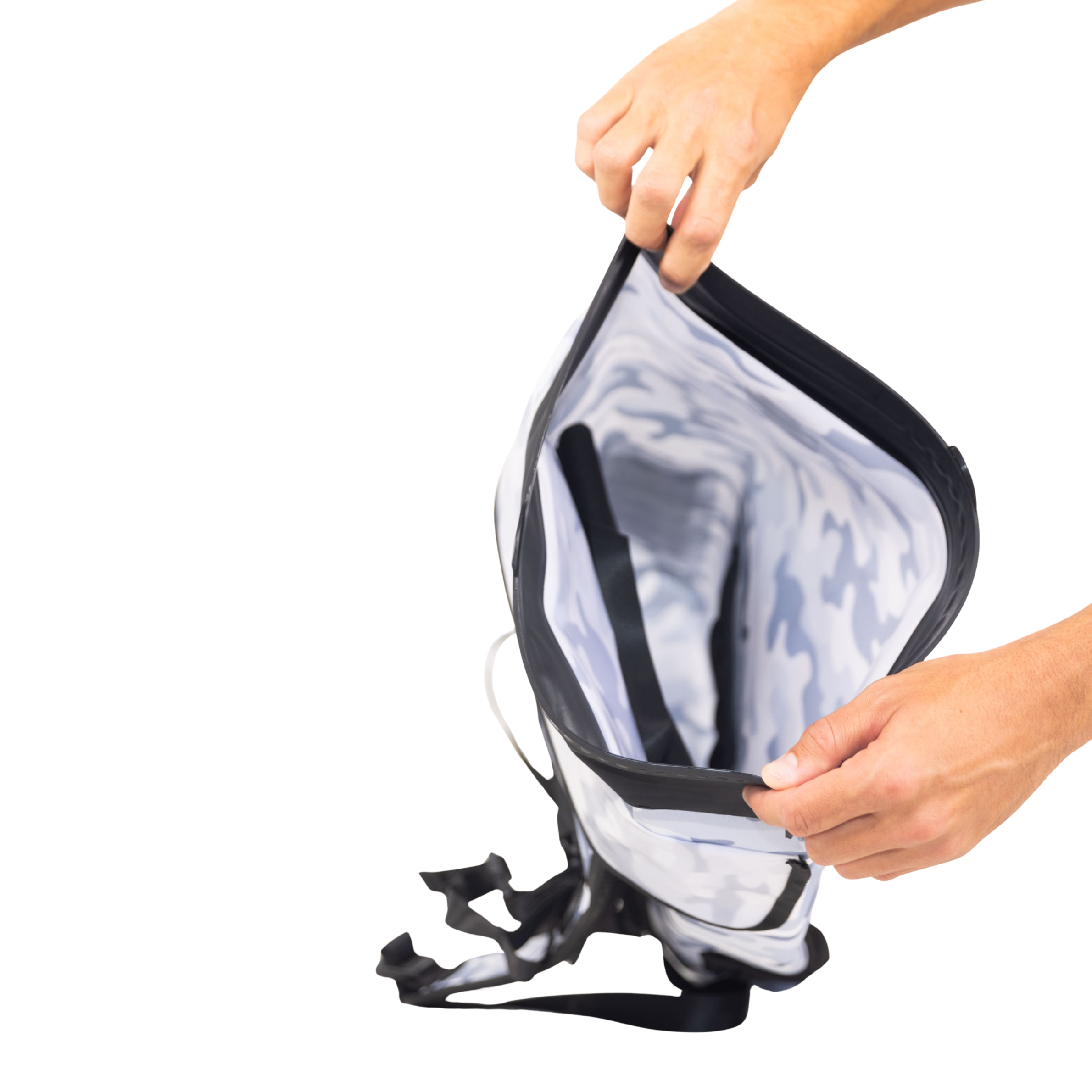 Waterproof Floating Backpack Dry Bag - Snow Camo