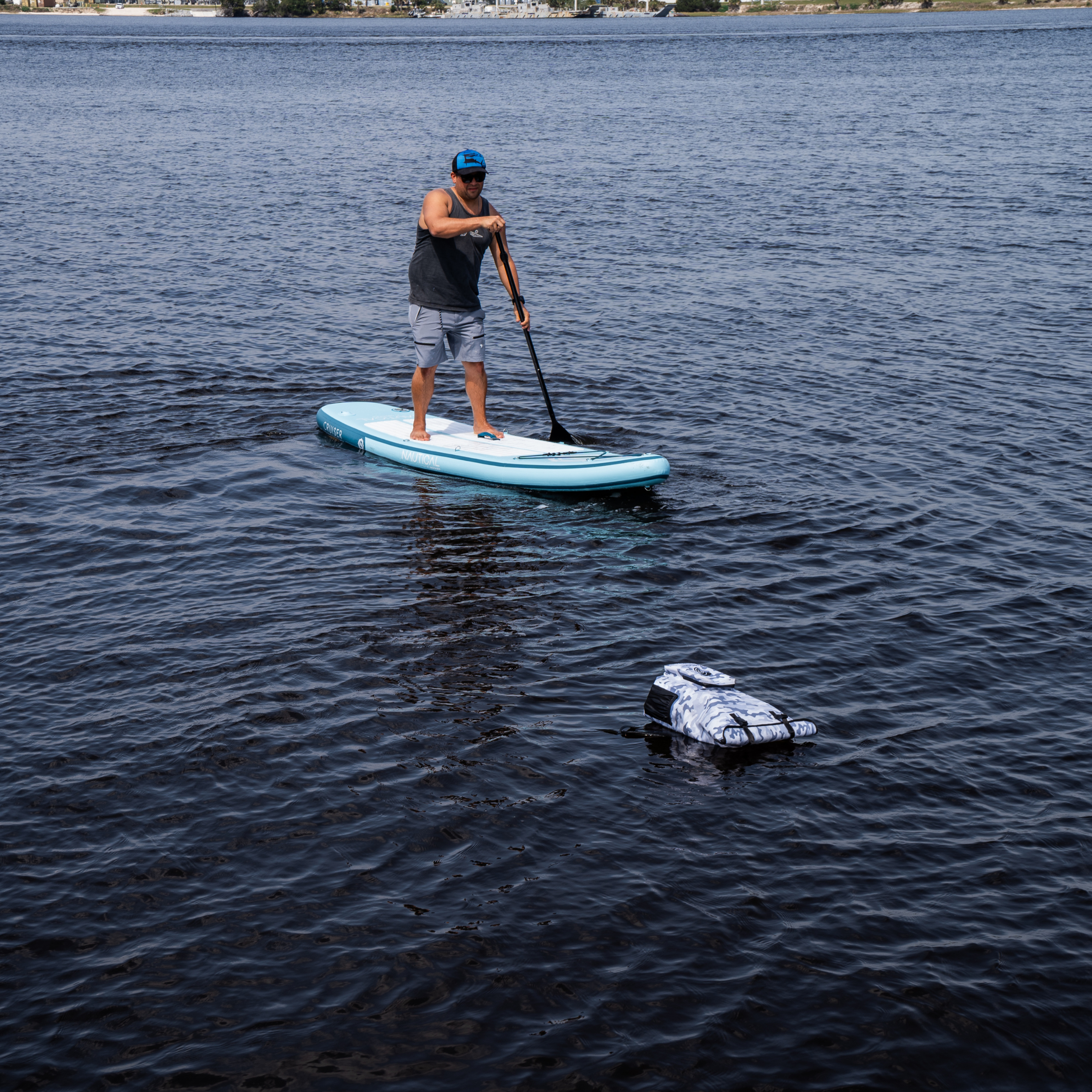 Waterproof Floating Backpack Dry Bag - Snow Camo