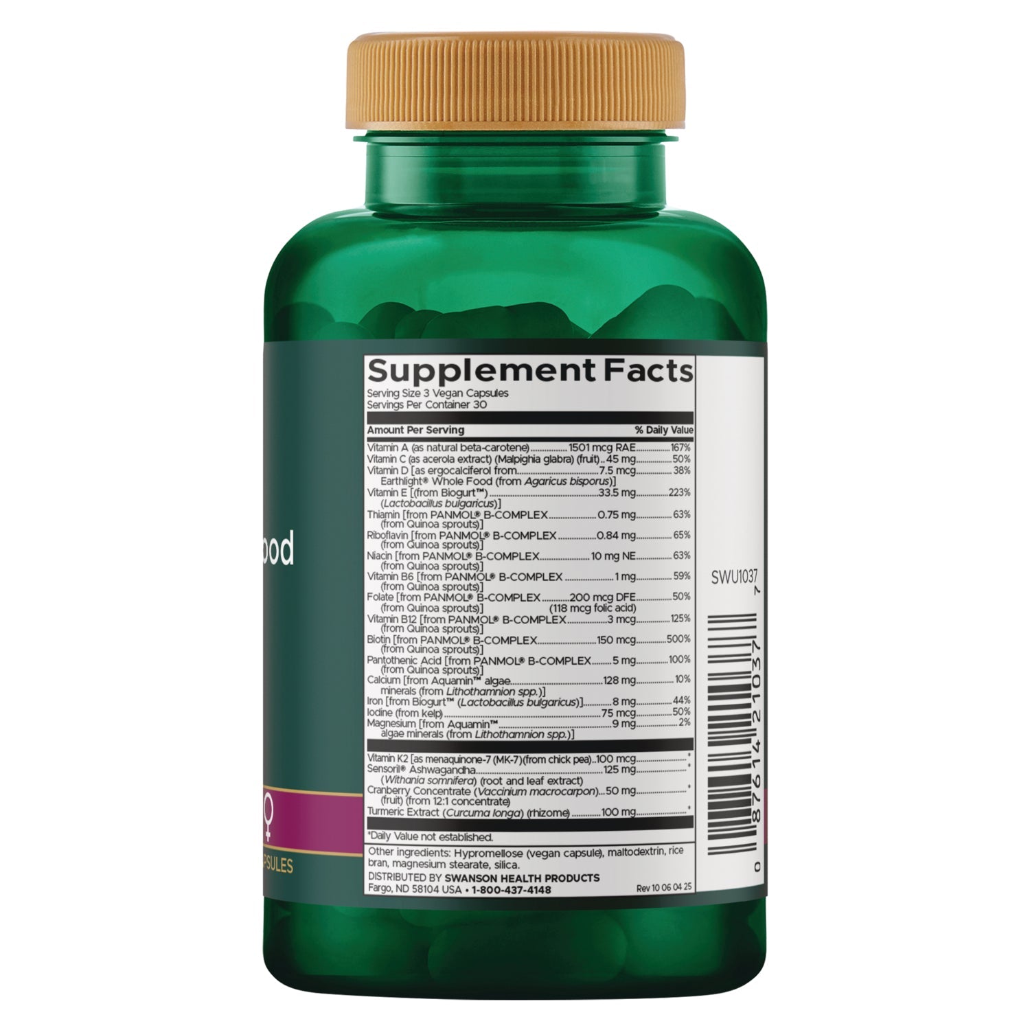 Advanced Real Food Multi Vegan - Women's Daily