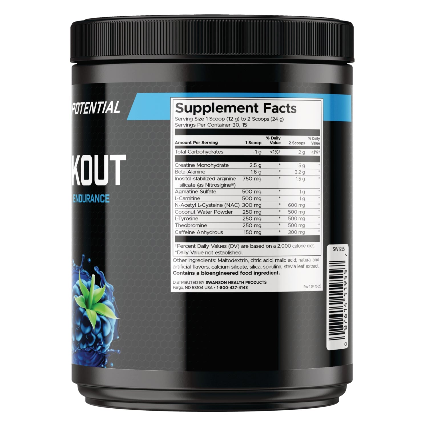 Full Potential Pre-Workout - Blue Raspberry