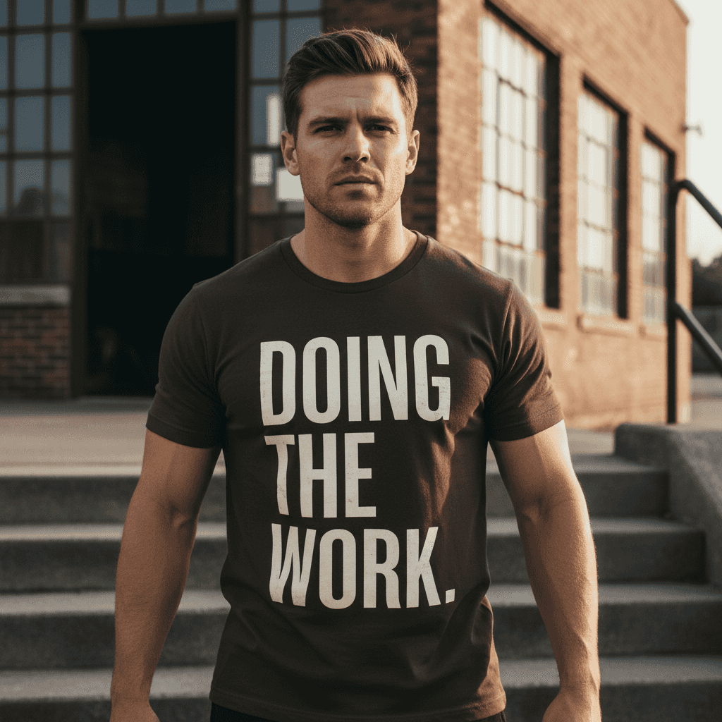 Doing The Work Tee — SEEN. Identity Collection
