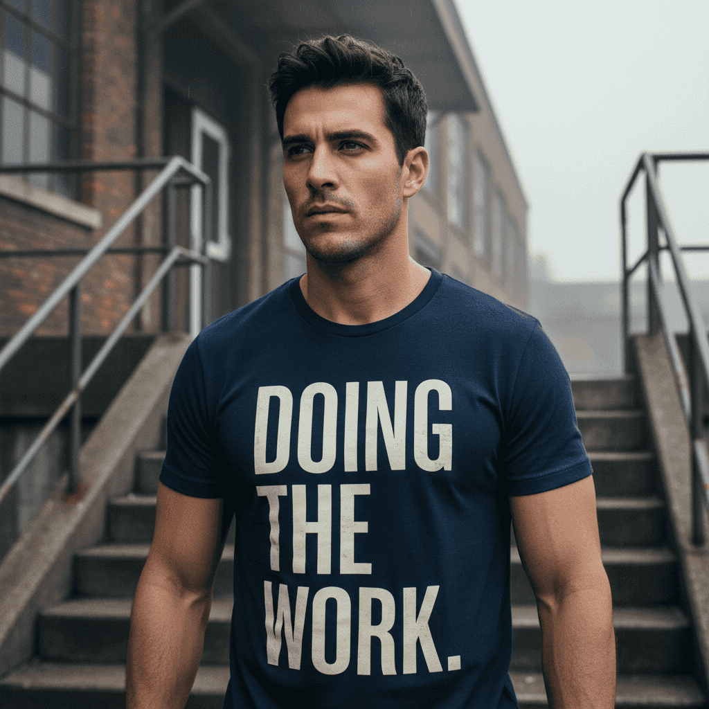 Doing The Work Tee — SEEN. Identity Collection