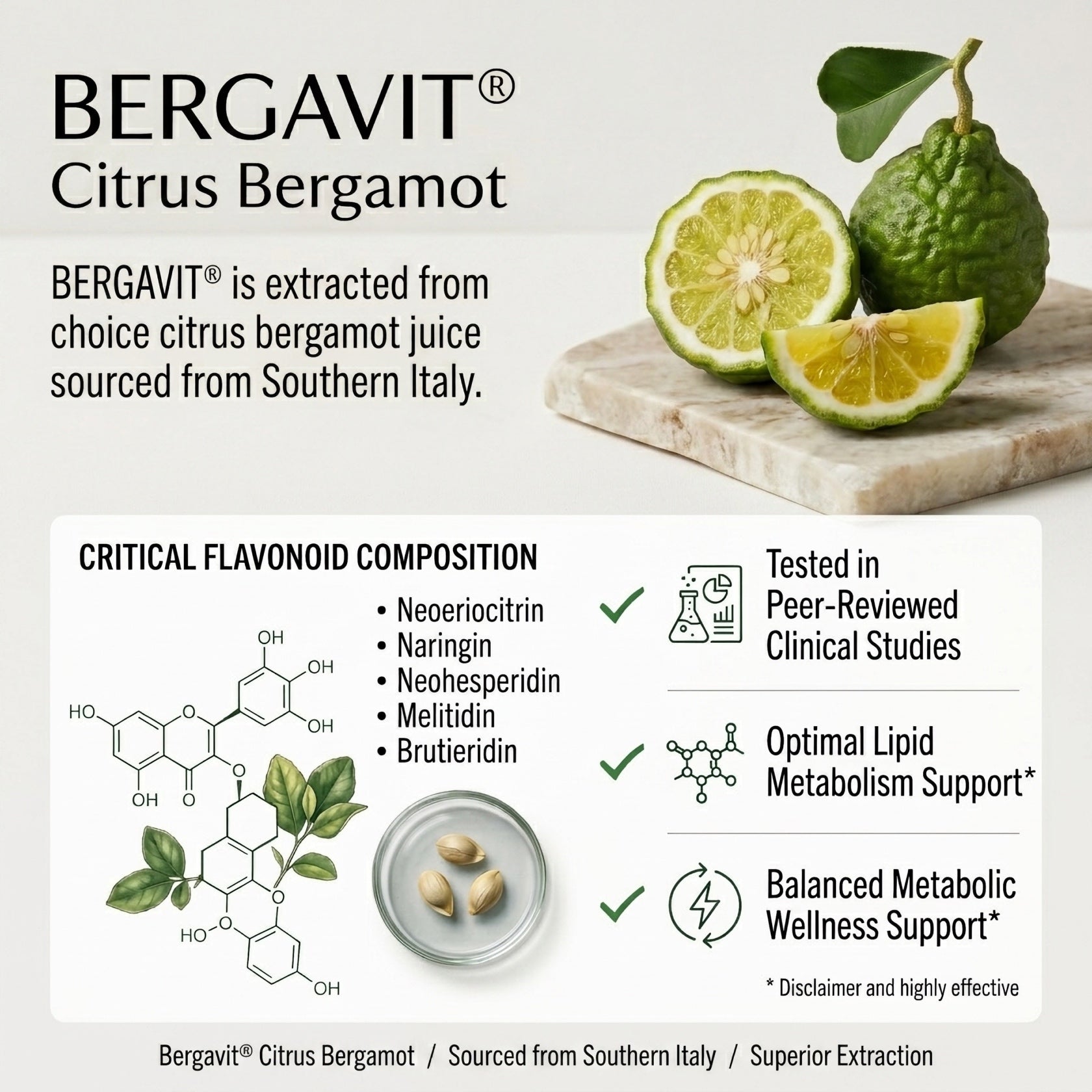 Cardiovascular Protocol - Citrus Bergamot Plant Sterols