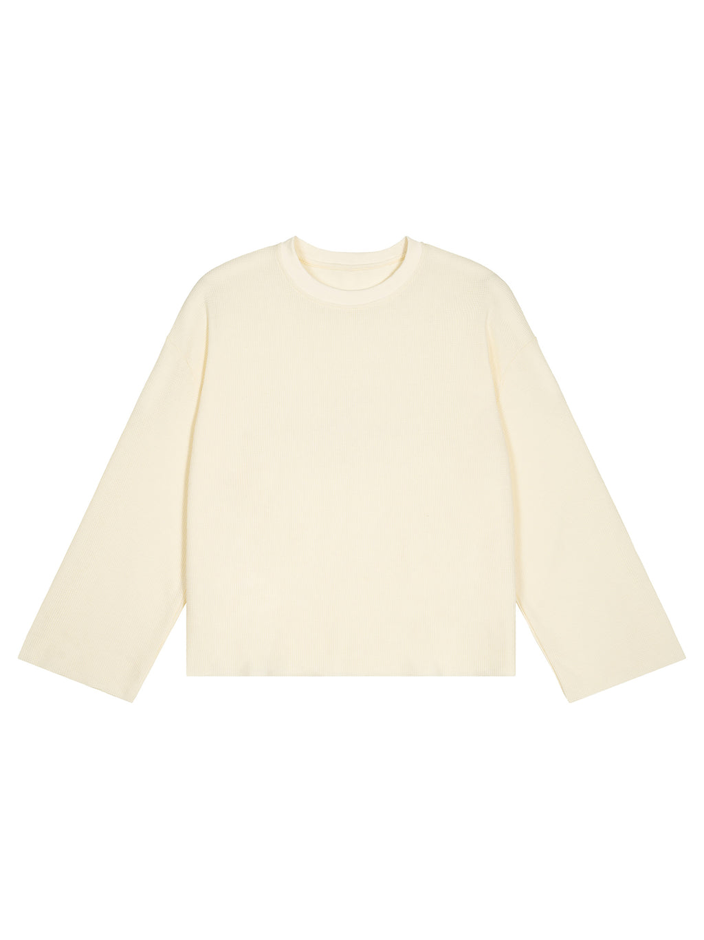 Waffle Raw Edge T-Shirt