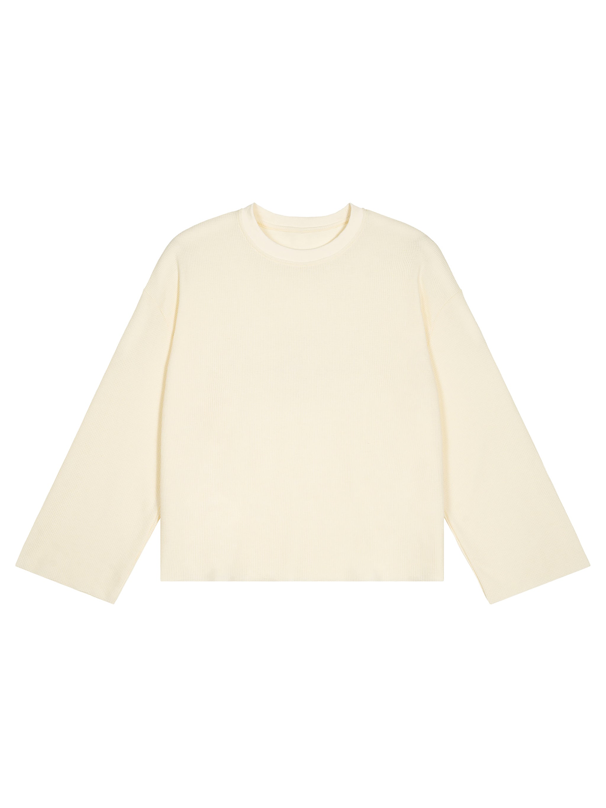 Waffle Raw Edge T-Shirt