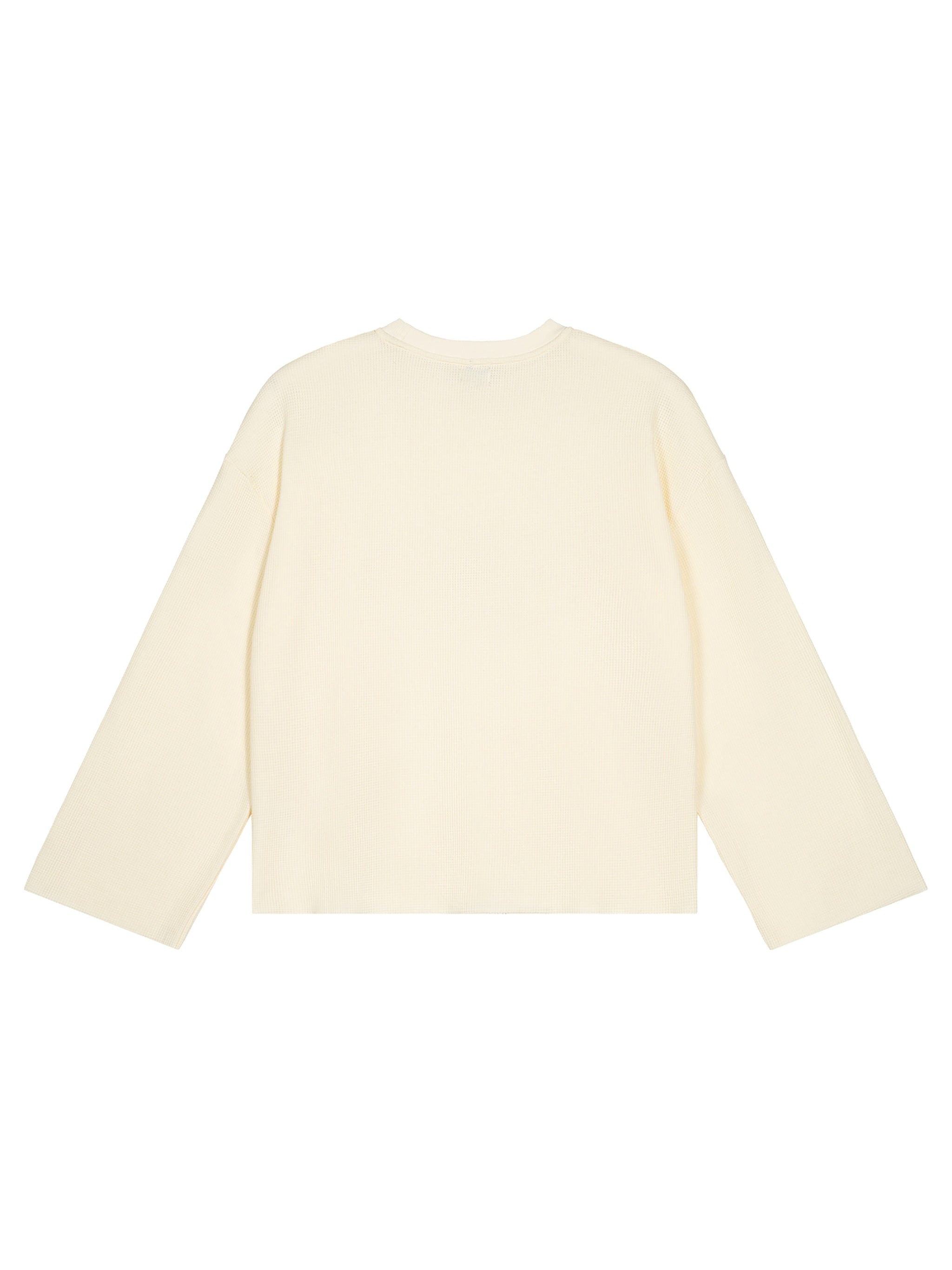 Waffle Raw Edge T-Shirt