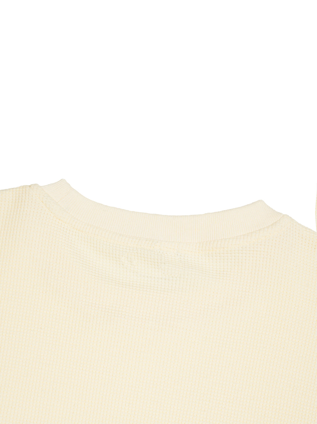 Waffle Raw Edge T-Shirt