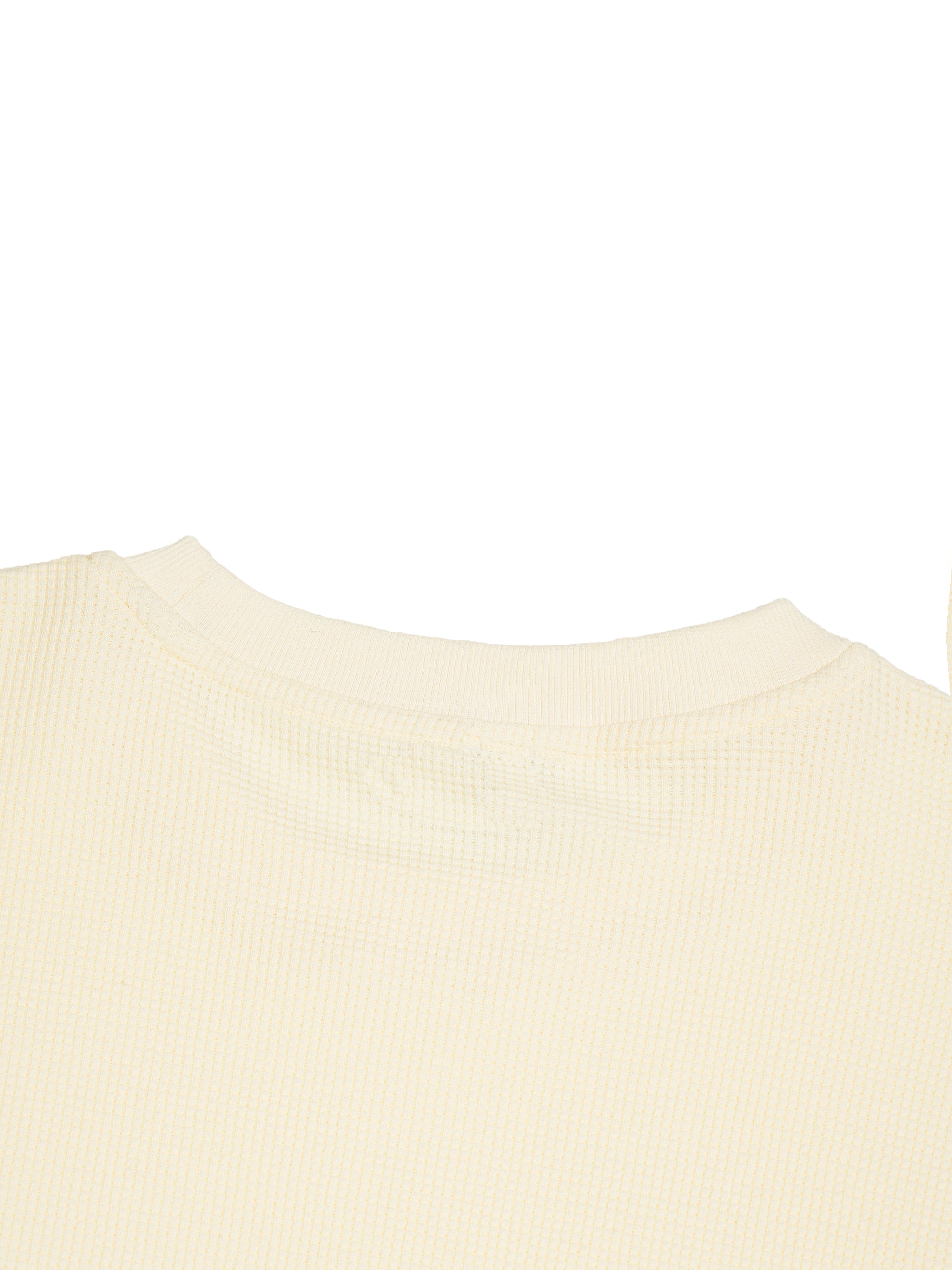 Waffle Raw Edge T-Shirt