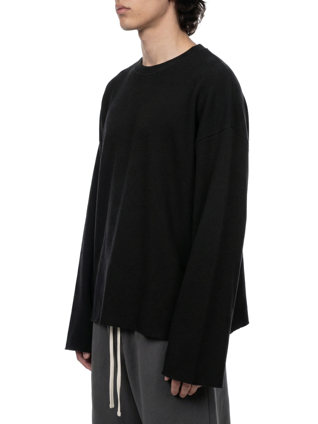 Waffle Raw Edge T-Shirt