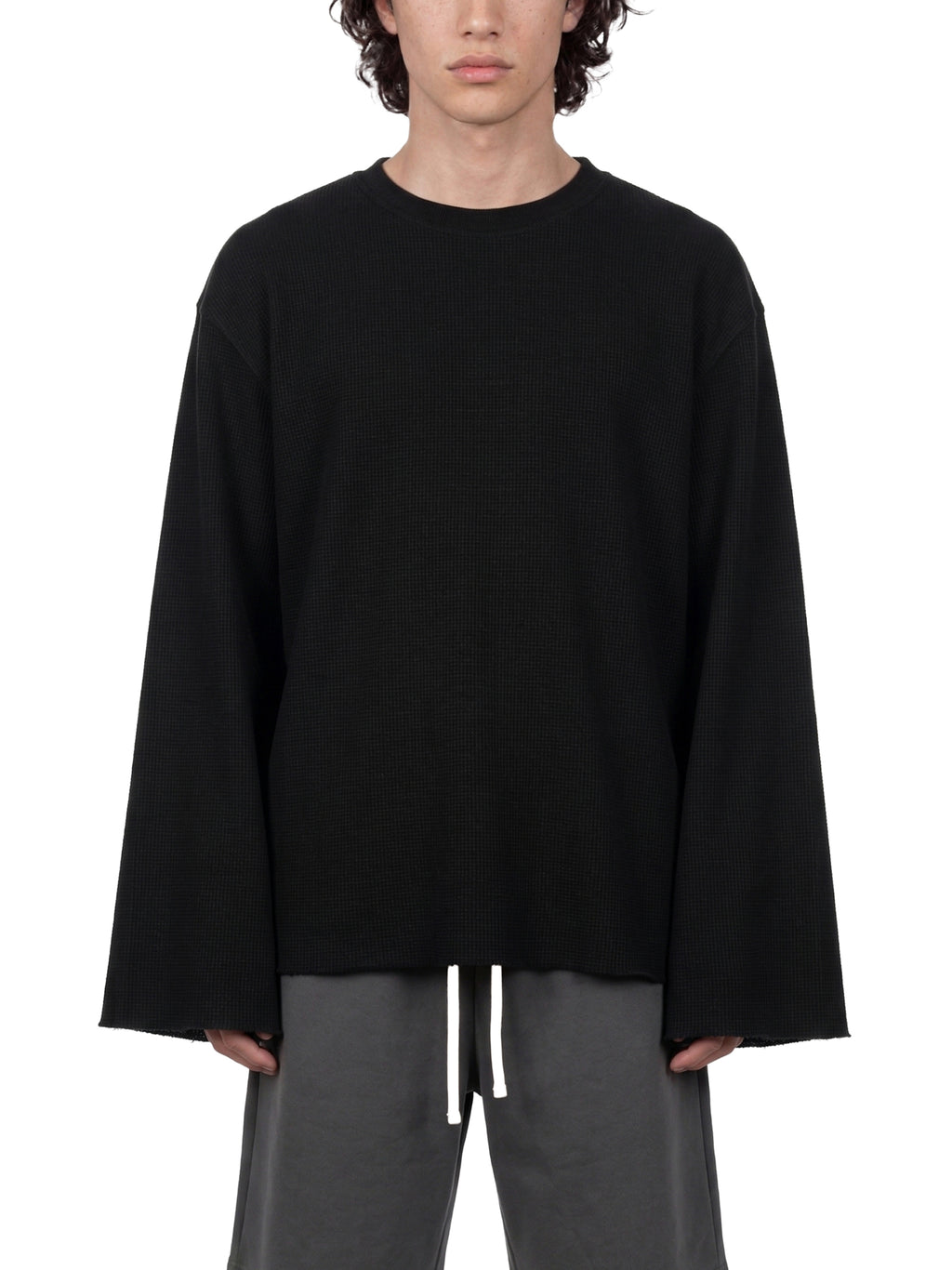 Waffle Raw Edge T-Shirt