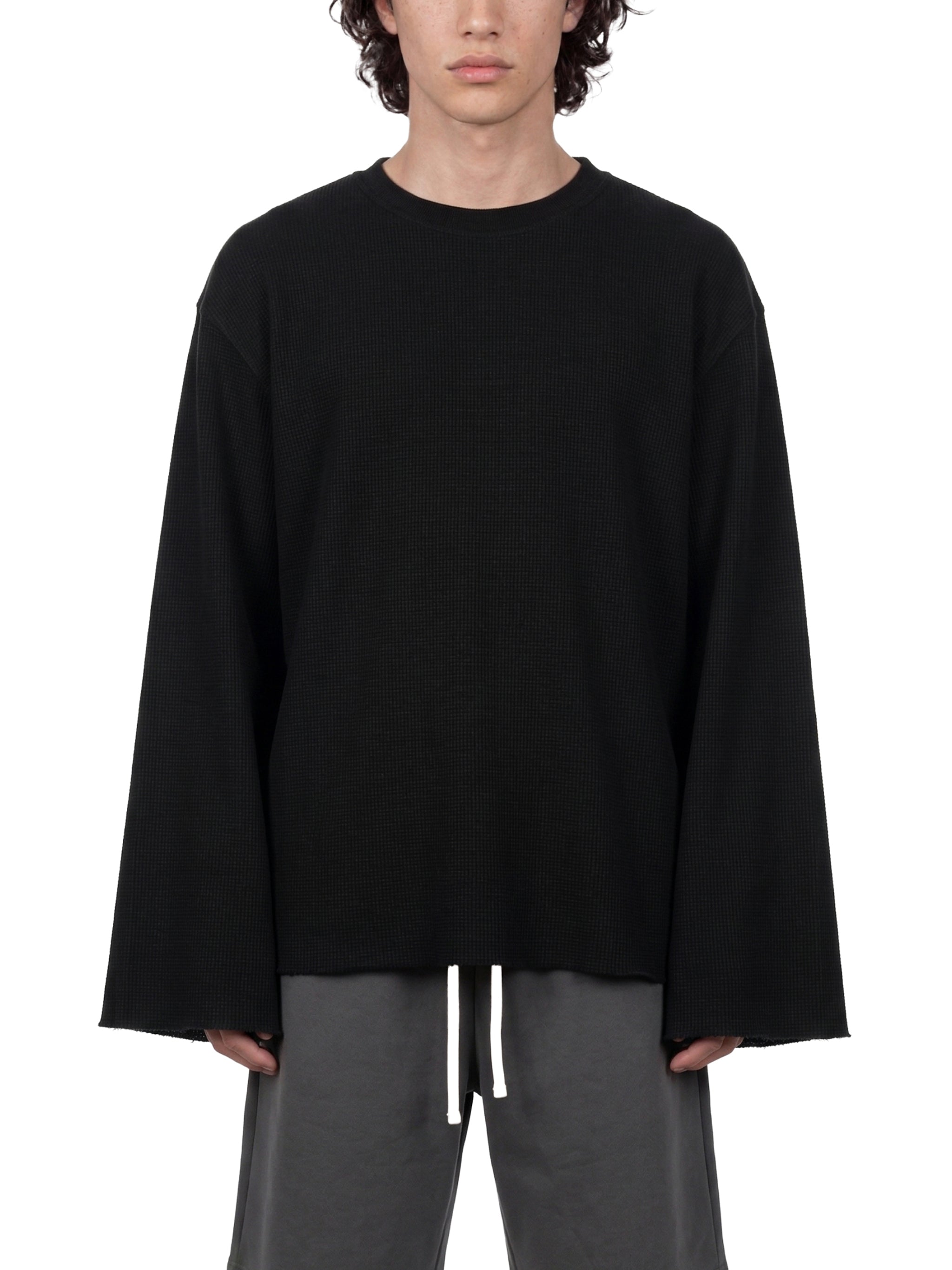 Waffle Raw Edge T-Shirt