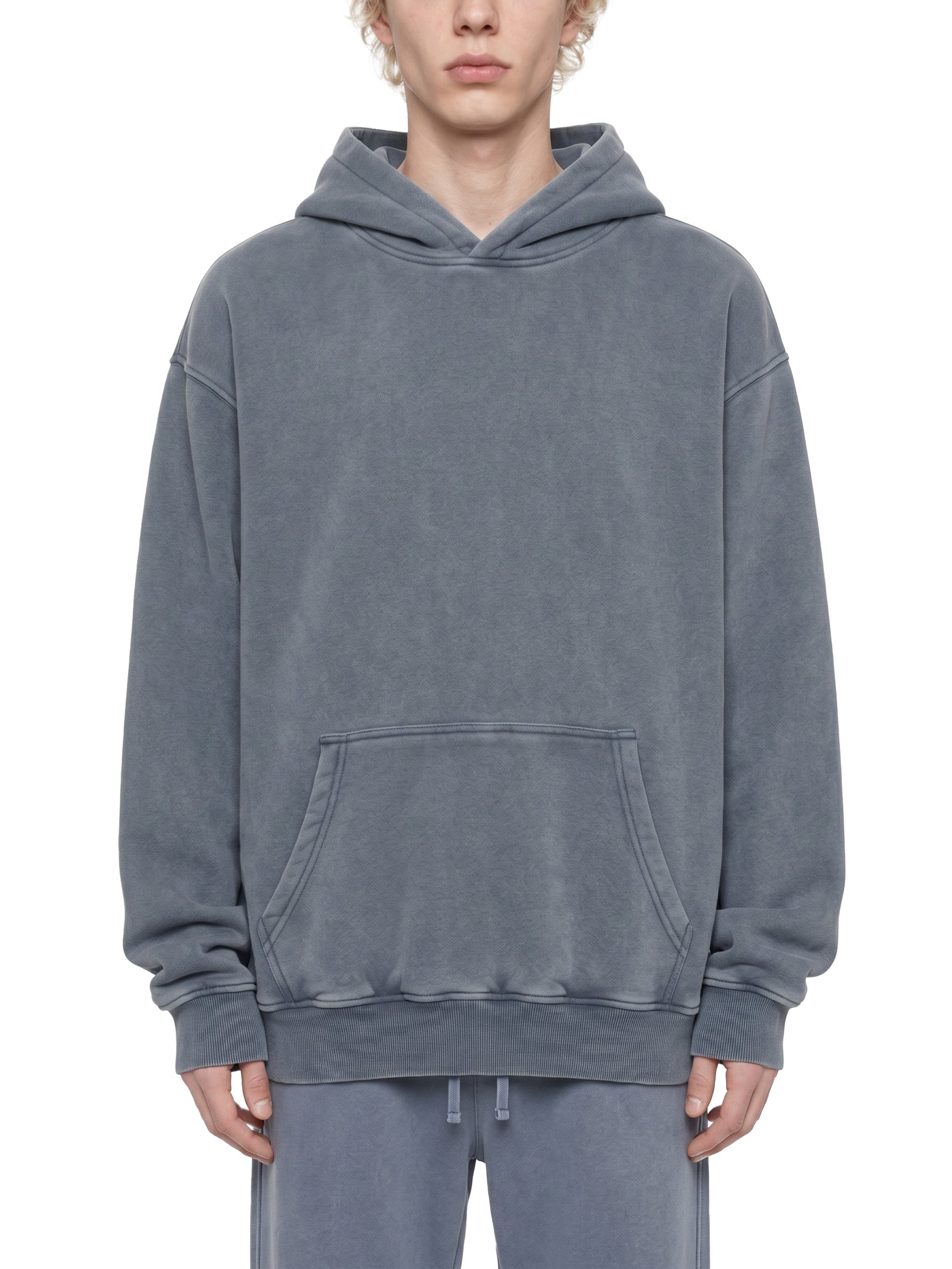 Snow Wash Fleece Oversize Hoodie