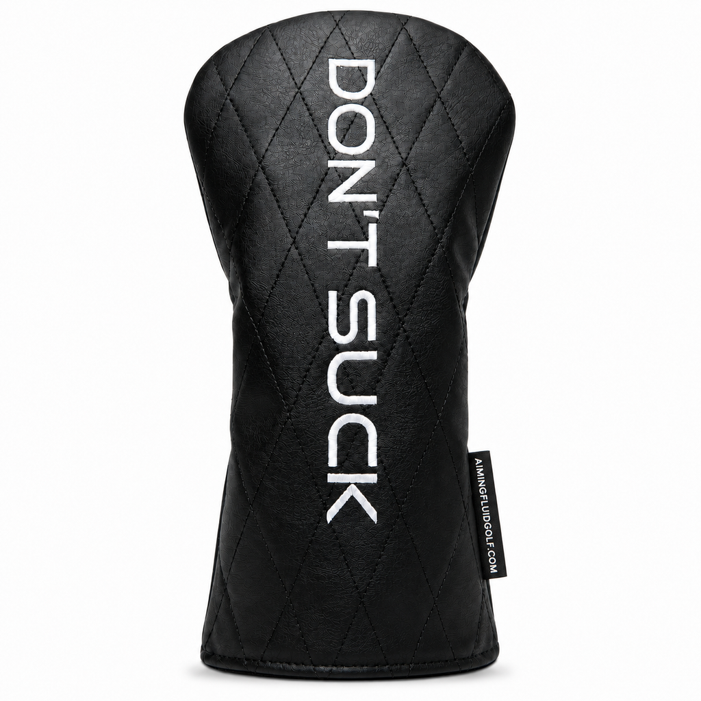 Don’t Suck™ Driver Headcover — Premium Black Diamond Quilted Fit (460cc)