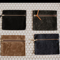 Waxed Canvas Utility Pouch  - USA Made