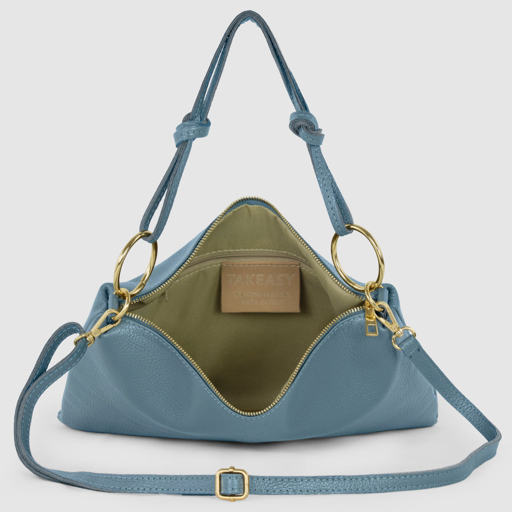 Italian Full-Grain Leather Shoulder Bag | Livorno