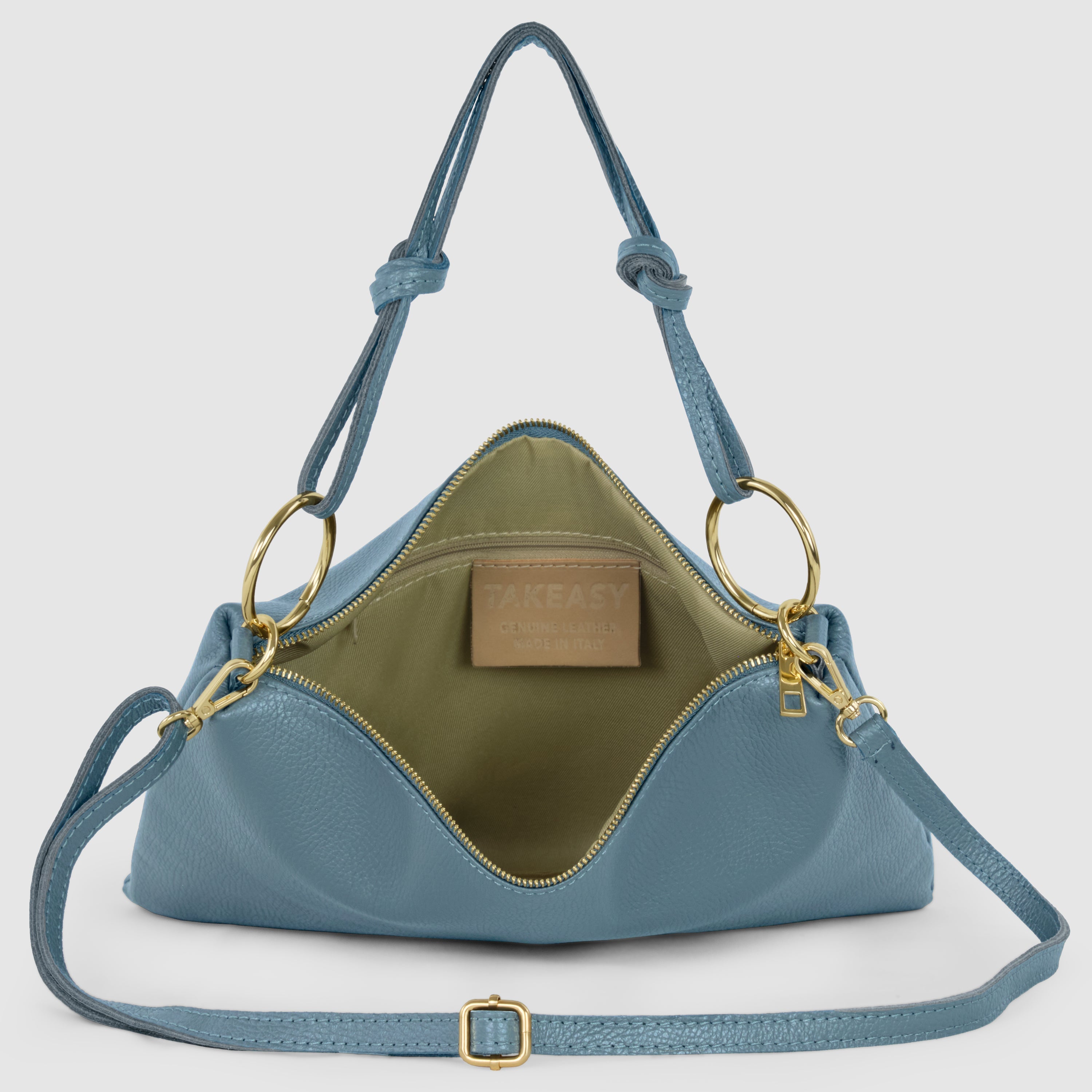 Italian Full-Grain Leather Shoulder Bag | Livorno
