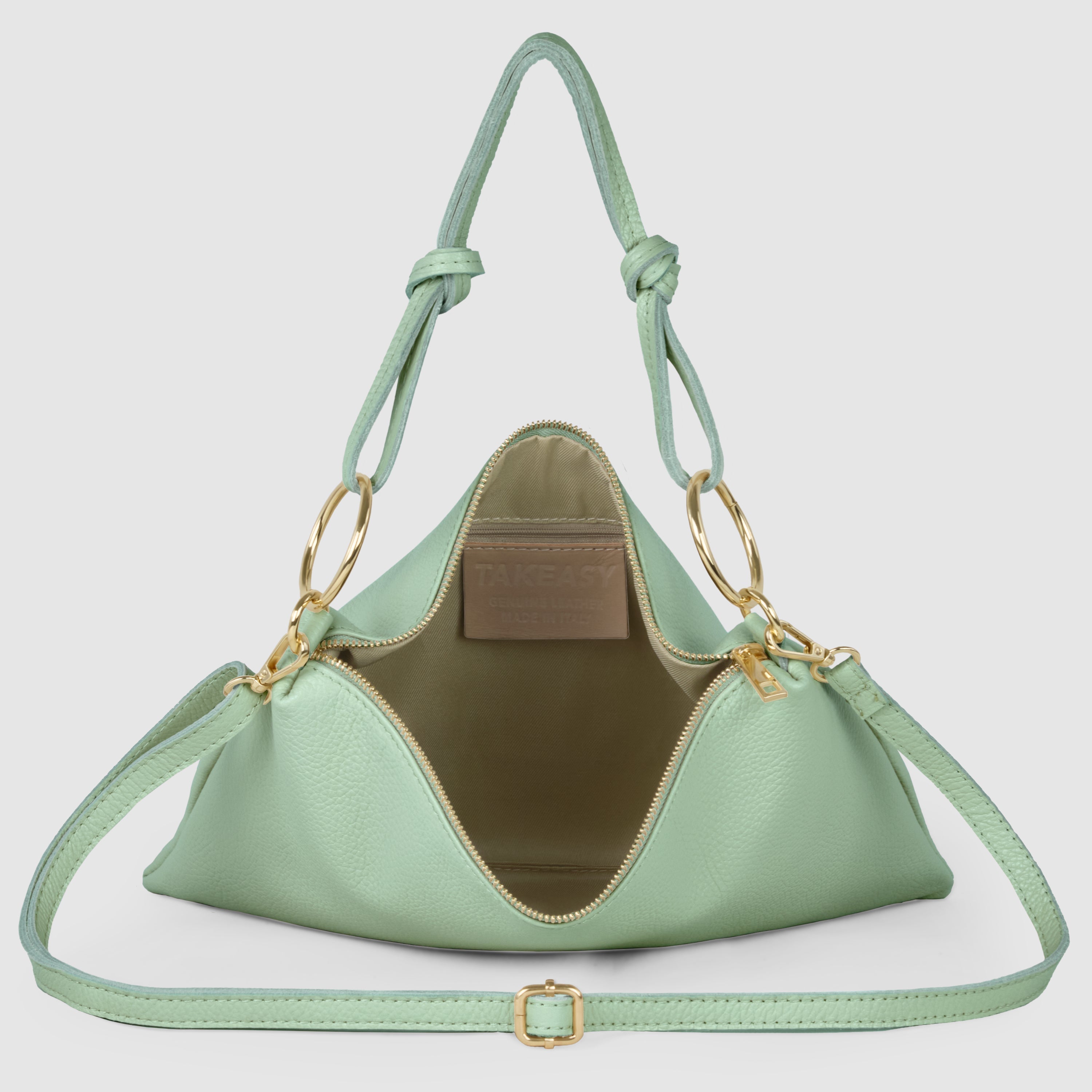 Italian Full-Grain Leather Shoulder Bag | Livorno