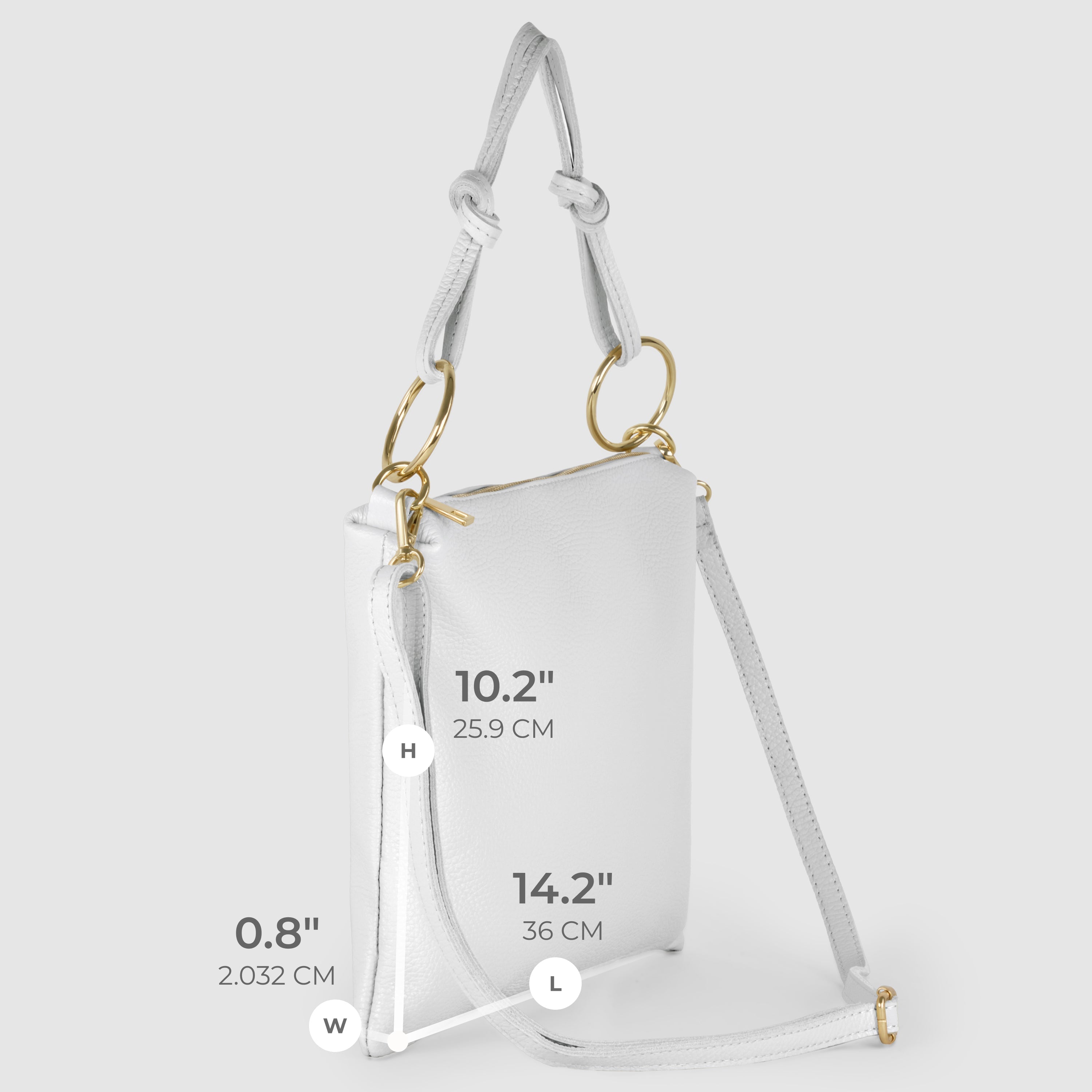 Italian Full-Grain Leather Shoulder Bag | Livorno