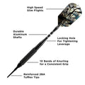 Viper Black Magic Soft Tip Darts 10 Knurled Rings 18 Grams